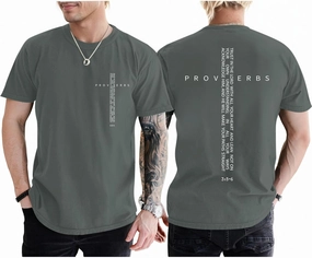 Christian Shirts for Men Vintage Religious Cross Bible Verse T-Shirt Jesus Faith Tshirt Inspirational Graphic Tees
