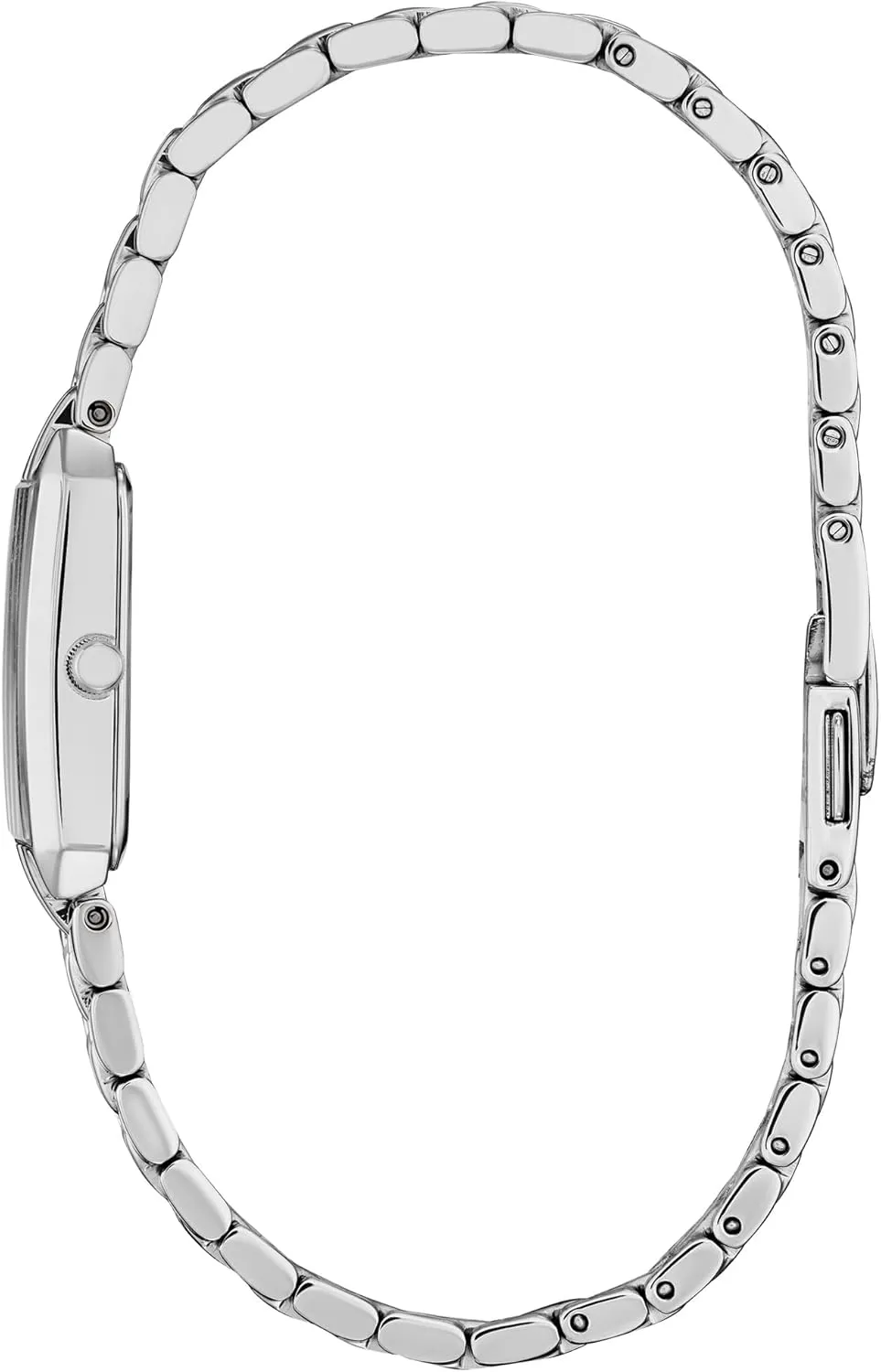 Citizen Ladies' Eco-Drive Classic Dress Corso Stainless Steel Rectangle Watch, 2-Hand, Jewelry Clasp