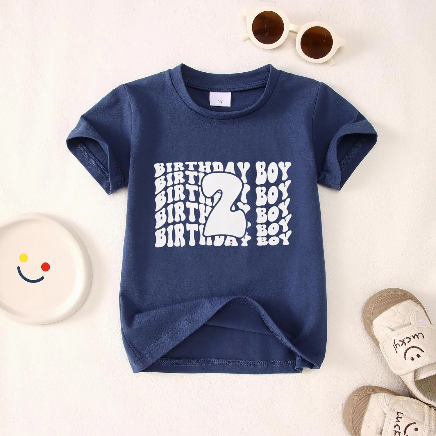 CM C&M WODRO Birthday Boy Shirt Toddler Outfit 2 3 4 5 6 Year Old Birthday Party T-Shirt 2nd 3rd 4th 5th 6th Birthday Gift