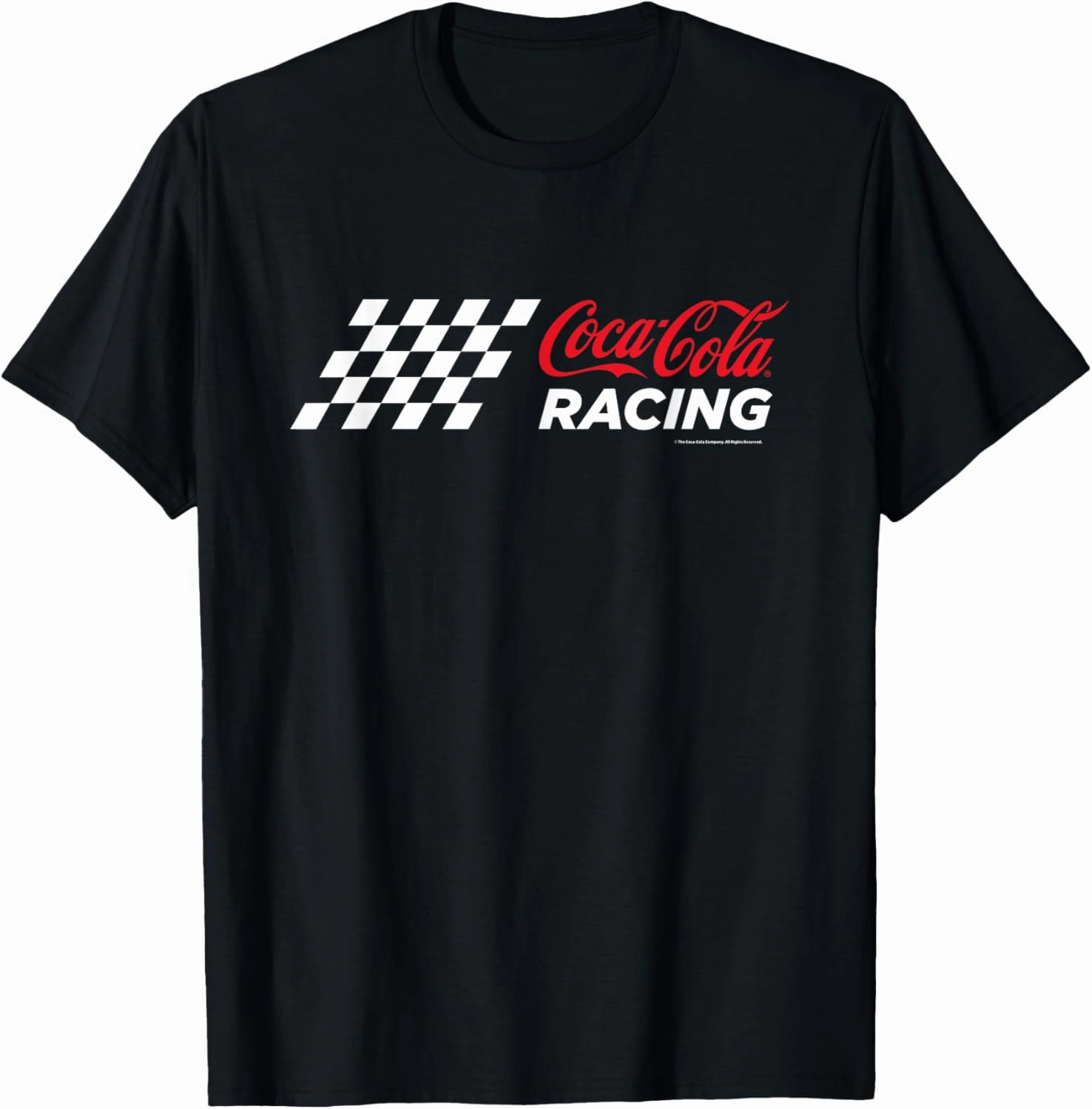 Coca-Cola Racing Finish Line Flag Banner T-Shirt