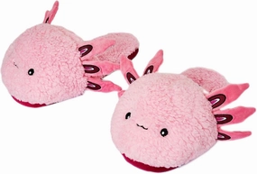Coddies Axolotl Plush Slippers - Funny and Comfortable Animal House Slippers - Adorable Novelty Gift and Gag Gift Idea for Women, Men & Kids
