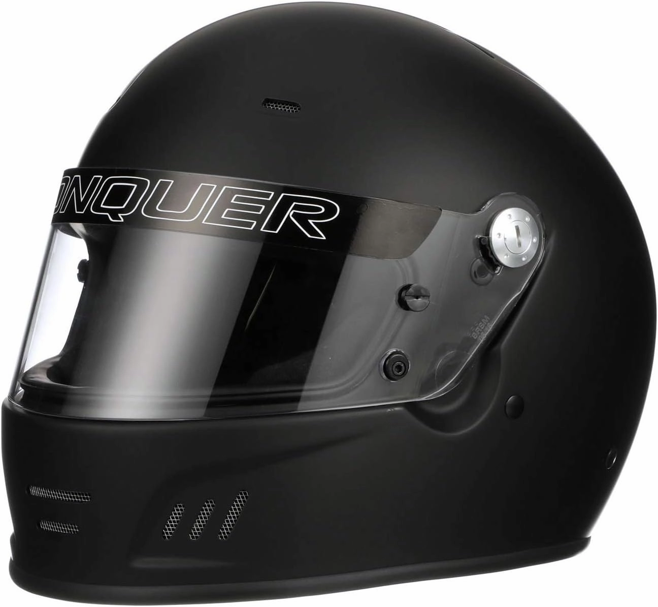 Conquer Snell SA2020 Approved Full Face Auto Racing Race Car Helmet - Adult | Men | Women | Youth - Black or White