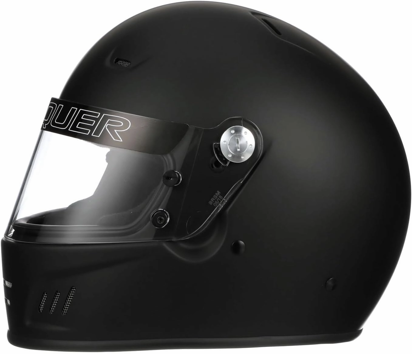 Conquer Snell SA2020 Approved Full Face Auto Racing Race Car Helmet - Adult | Men | Women | Youth - Black or White