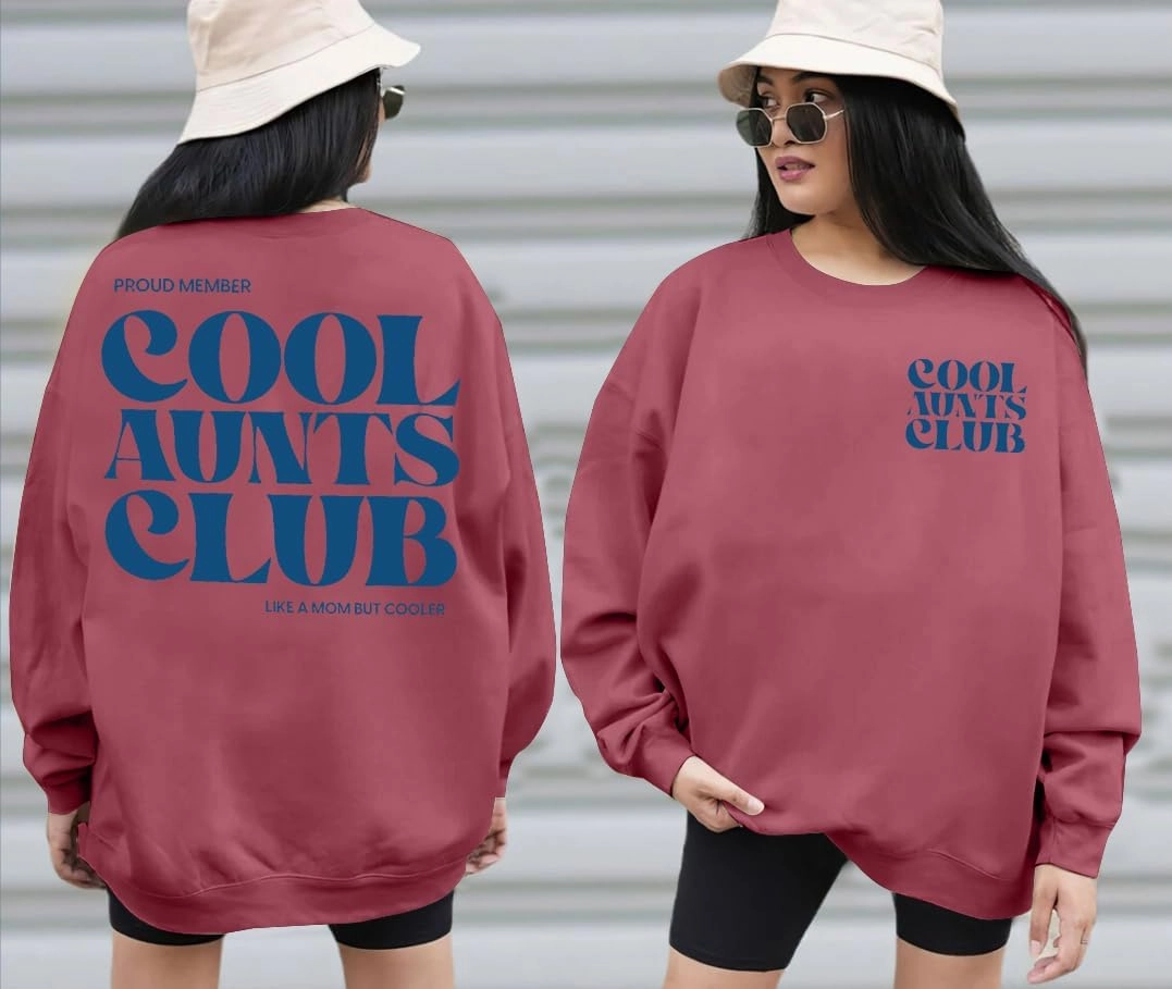 Cool Aunts Club Women's Future Aunt Sweatshirt