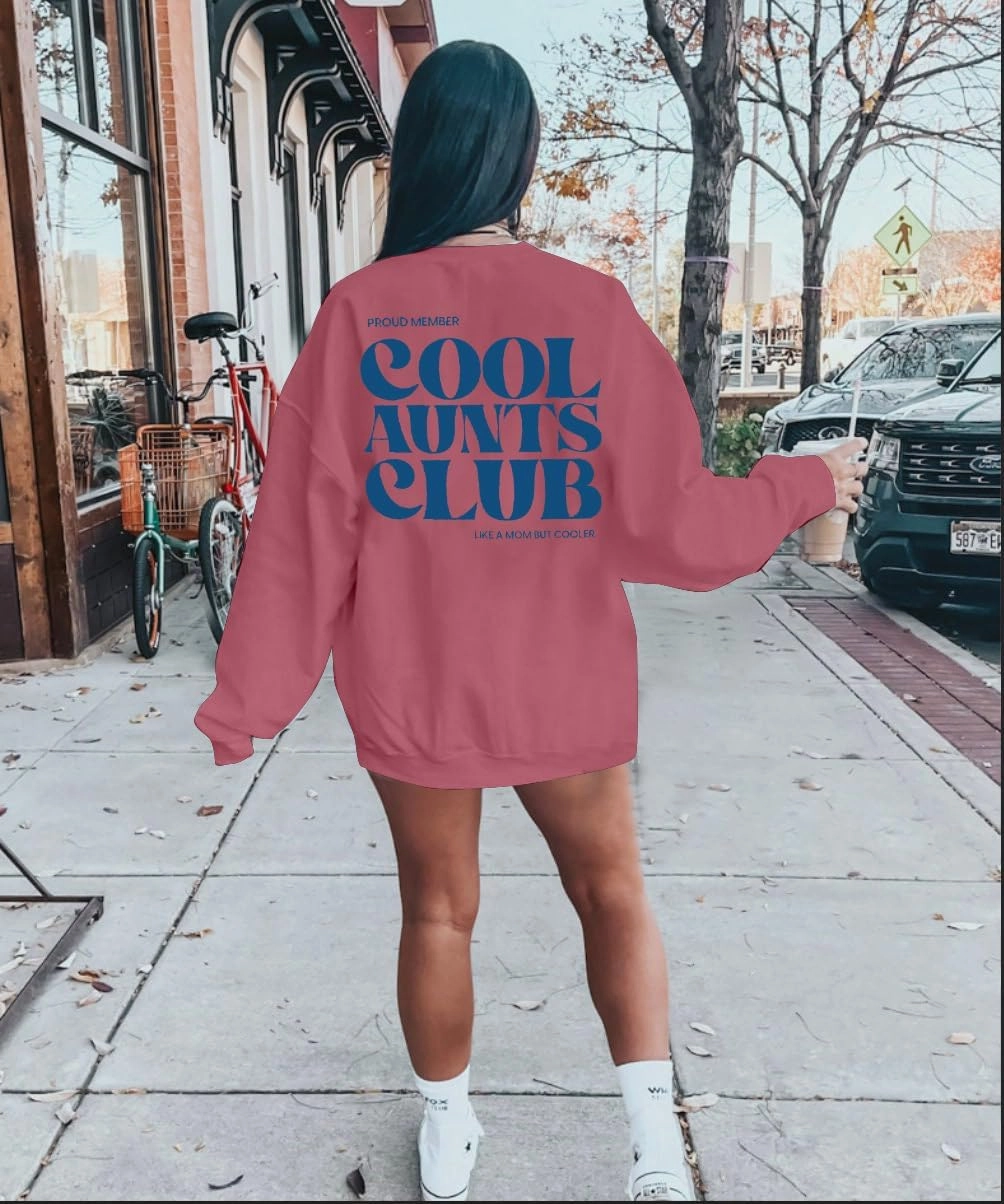 Cool Aunts Club Women's Future Aunt Sweatshirt