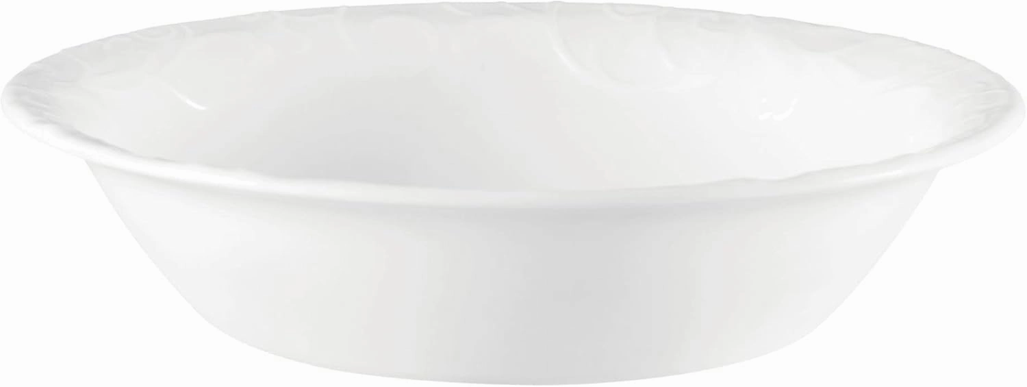Corelle Vitrelle 4-Pieces 18-Oz Soup/Cereal Bowls, Chip & Crack Resistant Glass Dinnerware Set Bowls, Bella Faenza