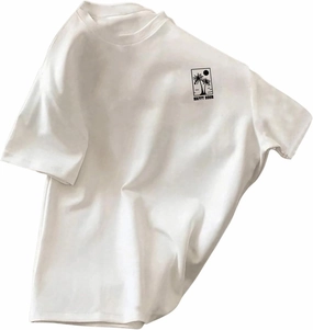 COZYEASE Men's Slogan Letter Graphic Print Tee Tops Casual Round Neck Short Sleeve Summer T Shirts