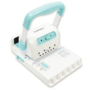 Craftelier - Spiral Binding Machine | Binder Machine for Book Binding | Compatible with 2:1 Spiral Coils and Classic Rings up to 1" | Compact Coil & Wire Book Binder Tool for Paper, Notebooks