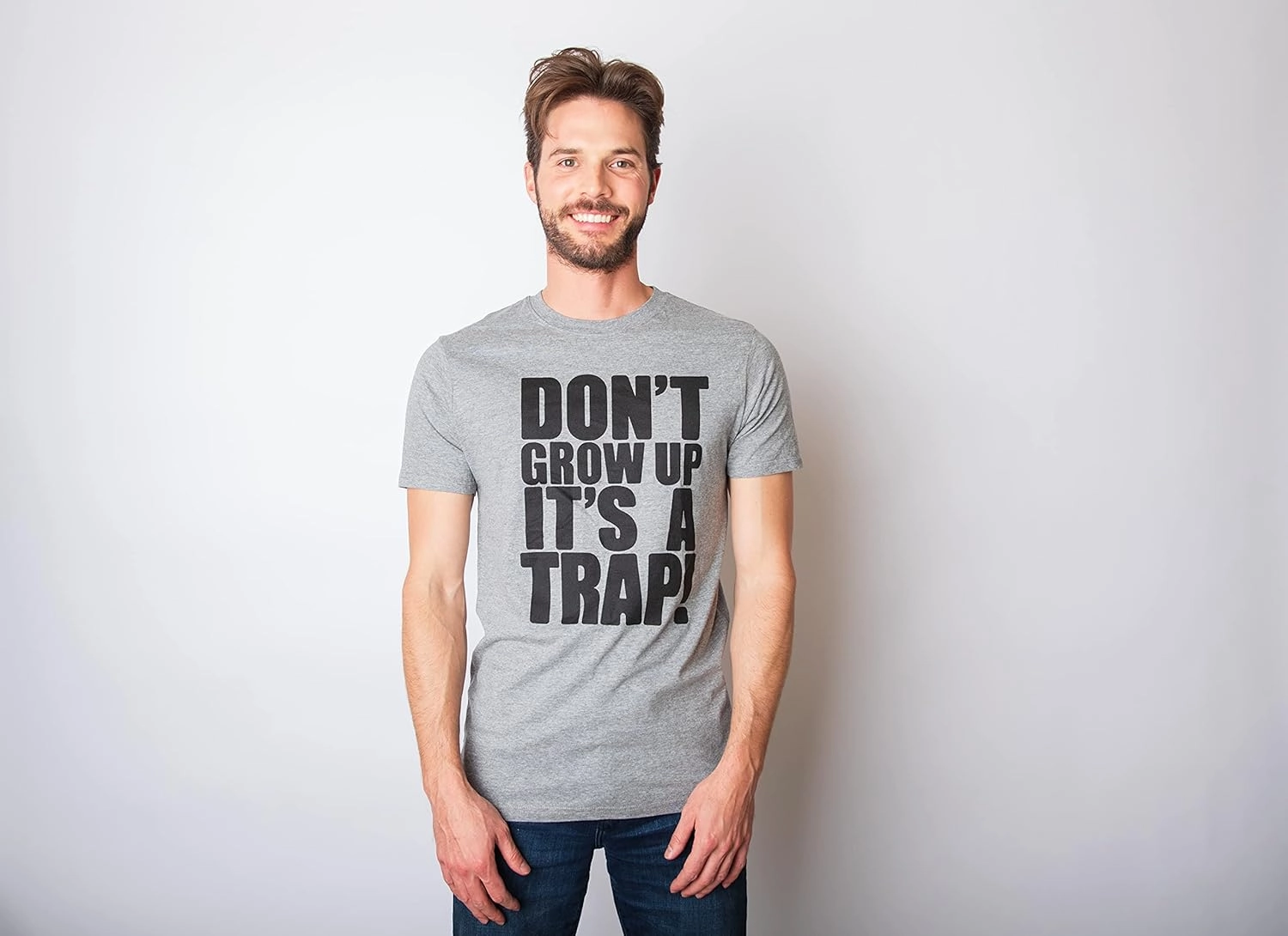 Crazy Dog Mens T Shirts Funny Sarcastic Humor Adult Joke Tees for Guys