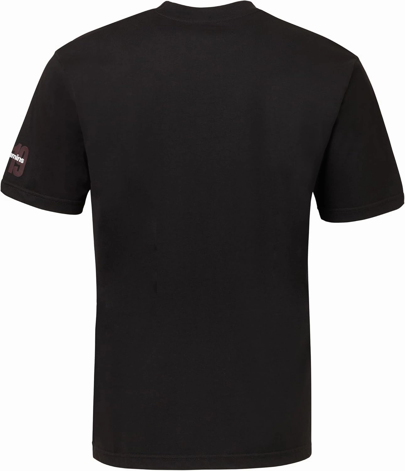 Cummins Vertical Racing Stripes T Shirts for Men and Women Crew Neck Trucker Apparel Logo Black