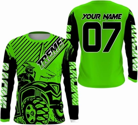 Custom Quad Racing Jersey Kid Men Women UPF30  ATV Motocross Off-Road Shirt Extreme ATV MX Racing Rider PDT751