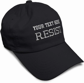Custom Soft Baseball Cap Resist Silver Embroidery Monogram Twill Cotton Dad Hats for Men & Women