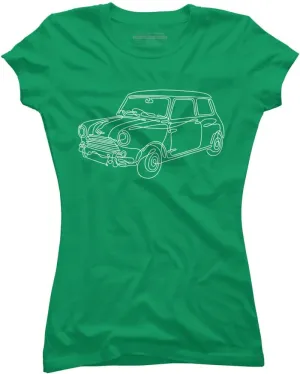 Design By Humans Junior's Mini by prawidana T-Shirt - -