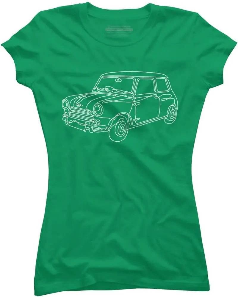 Design By Humans Junior's Mini by prawidana T-Shirt - -