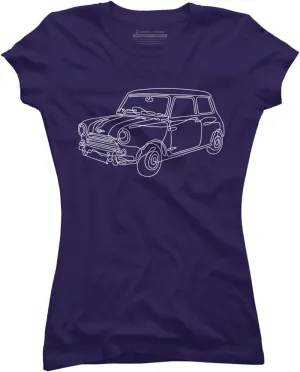 Design By Humans Junior's Mini by prawidana T-Shirt - -