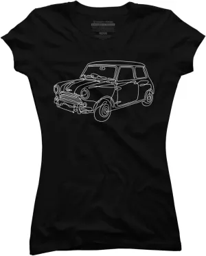 Design By Humans Junior's Mini by prawidana T-Shirt - -