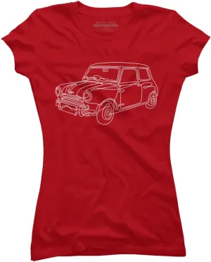 Design By Humans Junior's Mini by prawidana T-Shirt - -