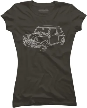 Design By Humans Junior's Mini by prawidana T-Shirt - -