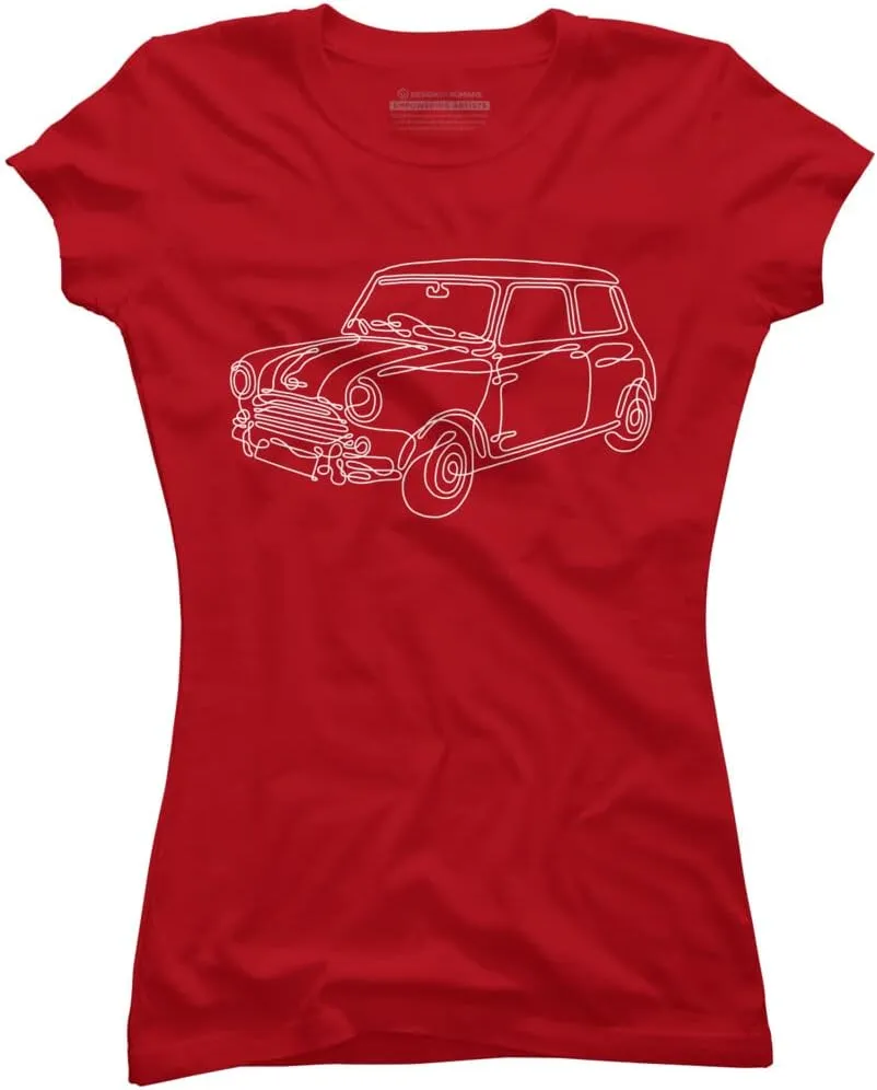 Design By Humans Junior's Mini by prawidana T-Shirt - -