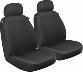 DICKIES 40321 Deluxe Black, 2-Piece Seat Cover