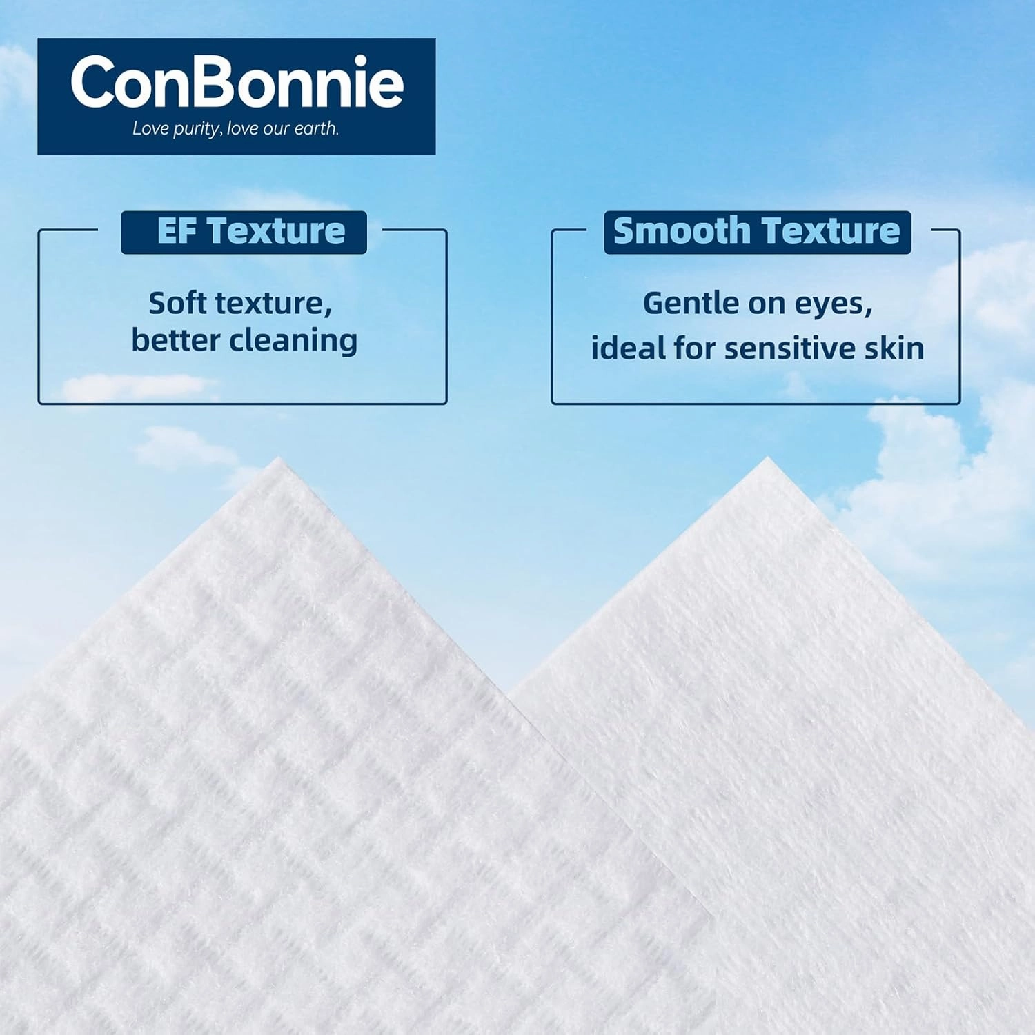 Disposable Face Towel XL, Ultra Ed., 10"×12" Bio-based Facial Towels, Extra Thick Soft Large Face Towelettes, Makeup Remover Dry Wipes for All Skin Types, Facial Tissue,200 Count (4 Pack)