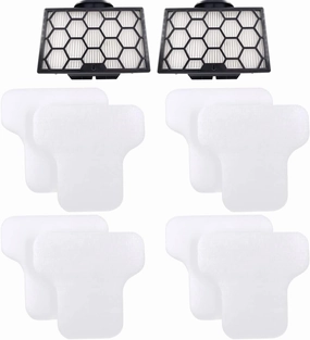Dttery Filter Replacement for Shark CZ350 CZ351 CZ2001 Vertex Canister Pet Bagless DuoClean PowerFins Corded Vacuum Part XHPCZ350 XFFKCZ350
