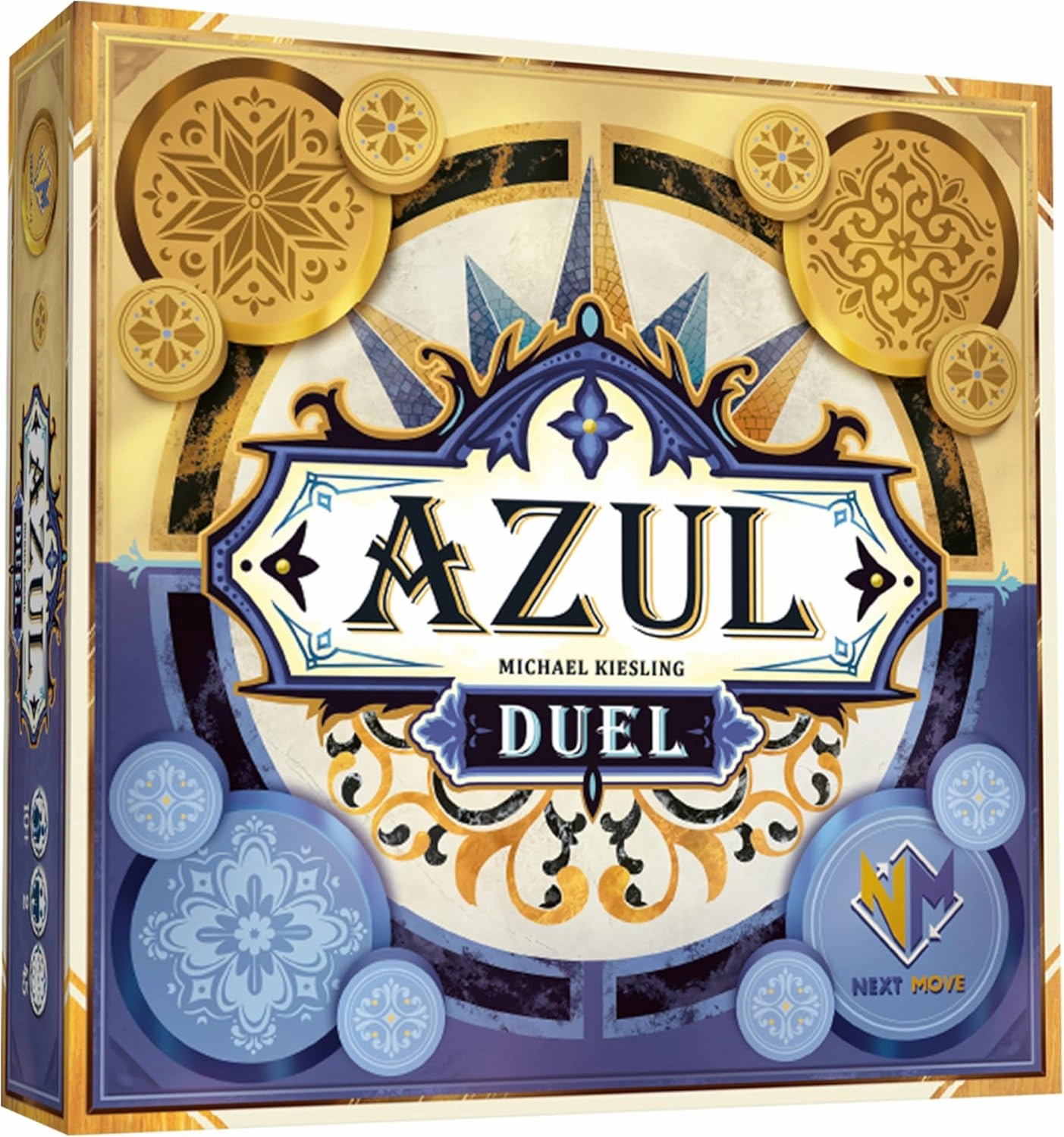 Duel Board Game - Competitive Head-to-Head Tile-Placement Strategy Game, Stunning Mosaic Art and Quick Gameplay for Kids & Adults, Ages 8 , 2 Players, 30-45 Minute Playtime, Made by Plan B Games