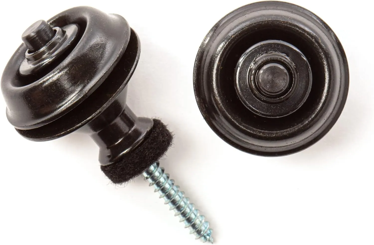 Dunlop SLS1033BK Jim Dual Design Straplok Strap Retainers-Black (48103002002)