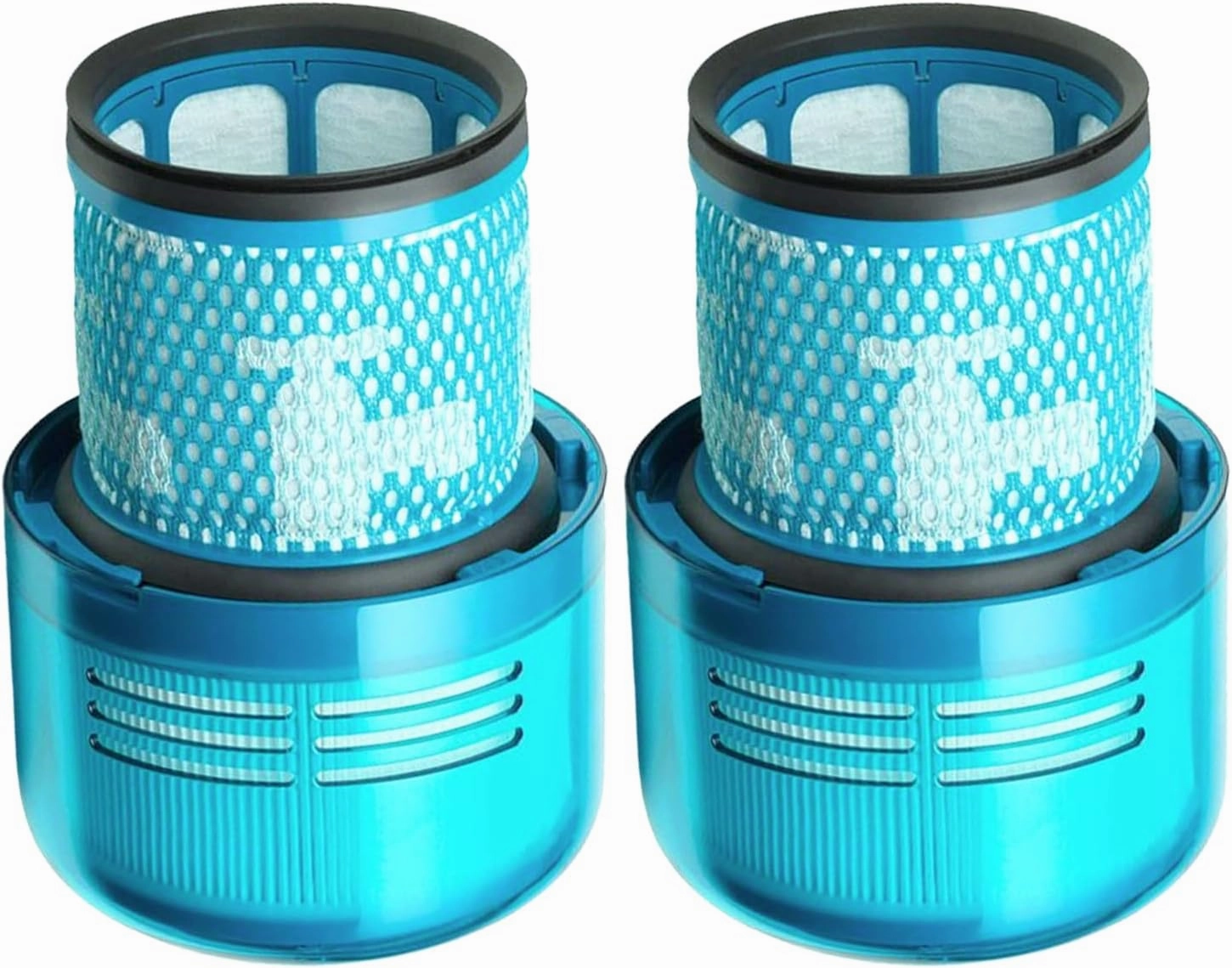 Dyson V15 Filter, 2-Pack Premium True HEPA Replacement Filters Compatible with Dyson V15 Detect, V15 Detect Absolute, V15 Submarine, V15 Detect Filter, V11 Animal Filter, V11 Filter, Part no 970013-02