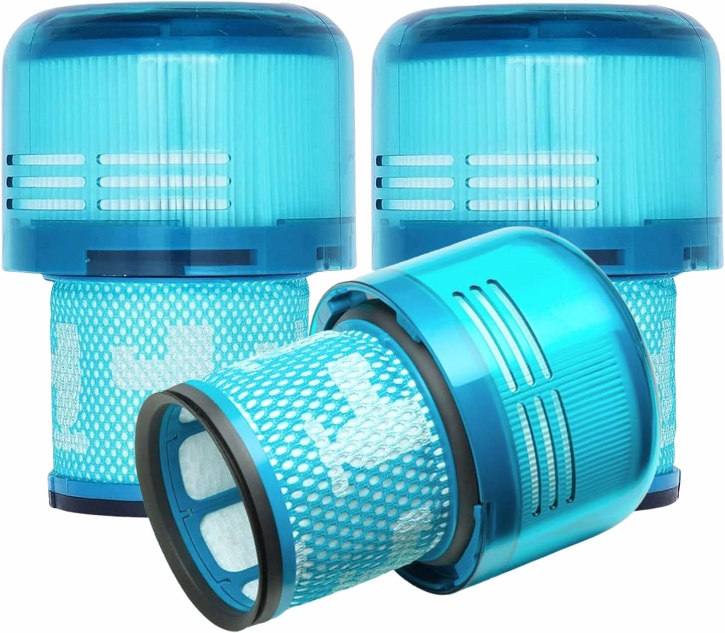 Dyson V15 Filter, 3 True HEPA Premium Filters Replacement for Dyson V15 Detect, V15 Detect Absolute, V15 Submarine, V15 Detect Filter, V11 Animal Filter, V11 Filter, Part no. 970013-02 & 970013-03