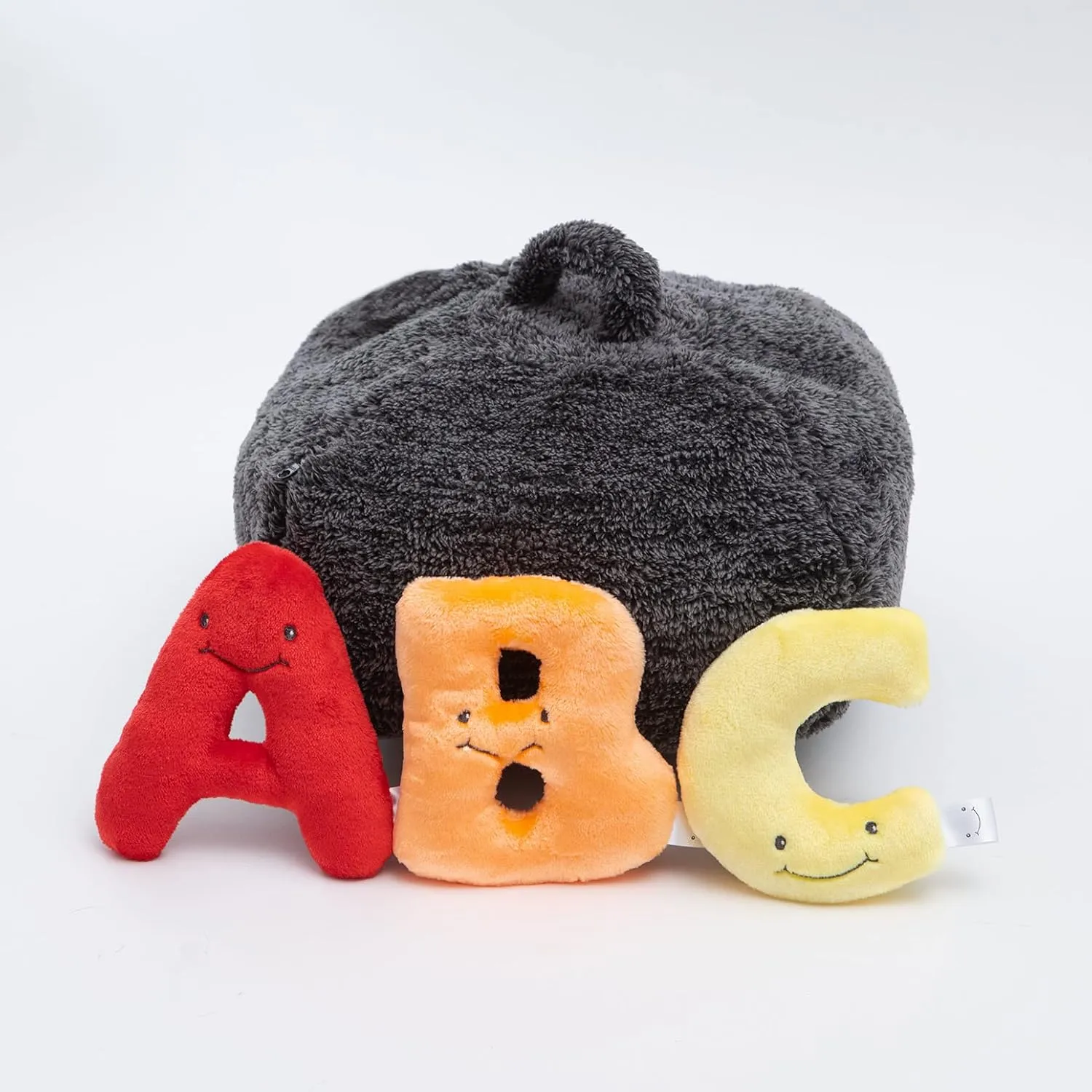 Educational Alphabet Toys - 26 Piece Rainbow Colors Set, 4" Stuffed Letters in Plush Bag - Perfect Learning Language Awareness & ABCs Recognition Gifts for Kids, 3, 4, & 5 Year Olds