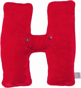 Educational Plush Letter H - Ruby Red Large 11" Stuffed Alphabet - Machine Washable Toys - Perfect Learning Language Awareness and ABCs Recognition Gifts for Kids, 3, 4, & 5 Year Olds
