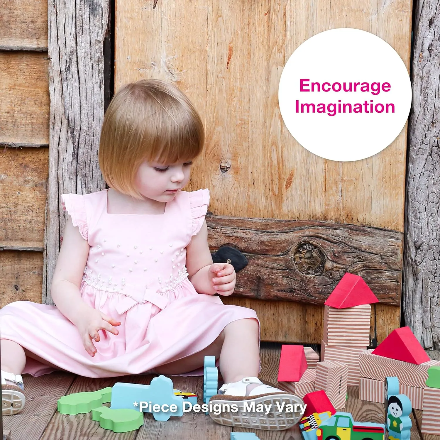 Edushape My Soft World Town Blocks for Toddlers 1-3 - Set of 29 Foam Blocks for Pretend Play, Creativity, Imaginative Play - Thematic Storage Box Included with Baby Blocks for Toddlers, Babies, Kids