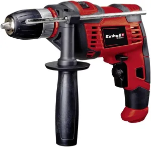 Einhell TC-ID 550 E Impact Drill | Hammer Drill With Auxiliary Handle, Soft Grip, Speed Control | 550W Electric Drill With Percussion Hammer Drilling Function