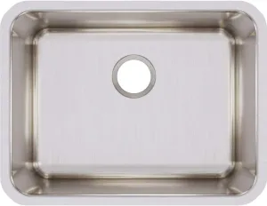 Elkay ELUH2115 Lustertone Classic Single Bowl Undermount Stainless Steel Sink