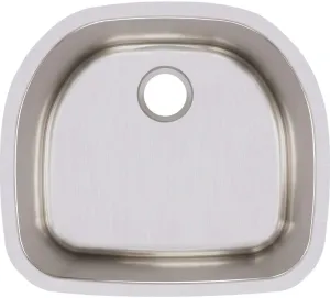 Elkay ELUH2118 Lustertone Classic Single Bowl Undermount Stainless Steel Sink
