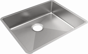 Elkay ECTRUAD211755 Crosstown 18 Gauge Stainless Steel 22-1/2" x 18-1/2" x 5-1/2" Single Bowl Undermount Sink