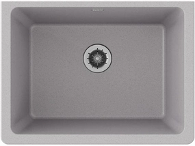 Elkay Quartz Classic ELGU251912PDGS0 Greystone Single Bowl Undermount Laundry Sink with Perfect Drain
