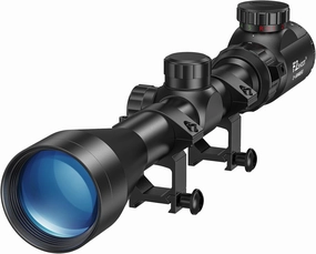 EZshoot 3-9x40 Rifle Scope Red Green Illuminated Rifle Scope with Scope Mounts
