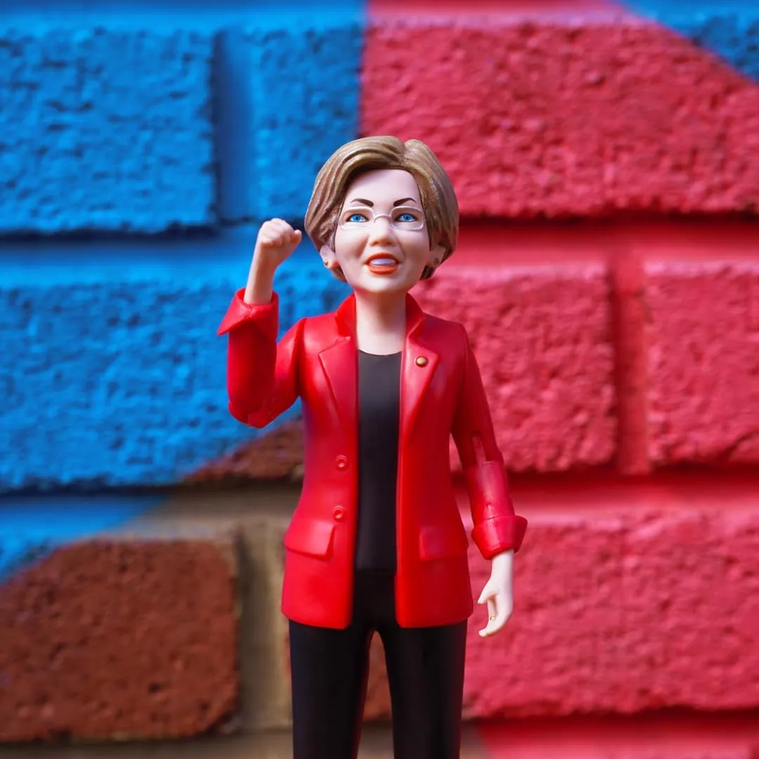 FCTRY Elizabeth Warren Real Life Political Action Figure: Collectible Figurine, Gag Gift, Perfect for Collectors, Gift Ideas & Souvenirs - Funny Idea