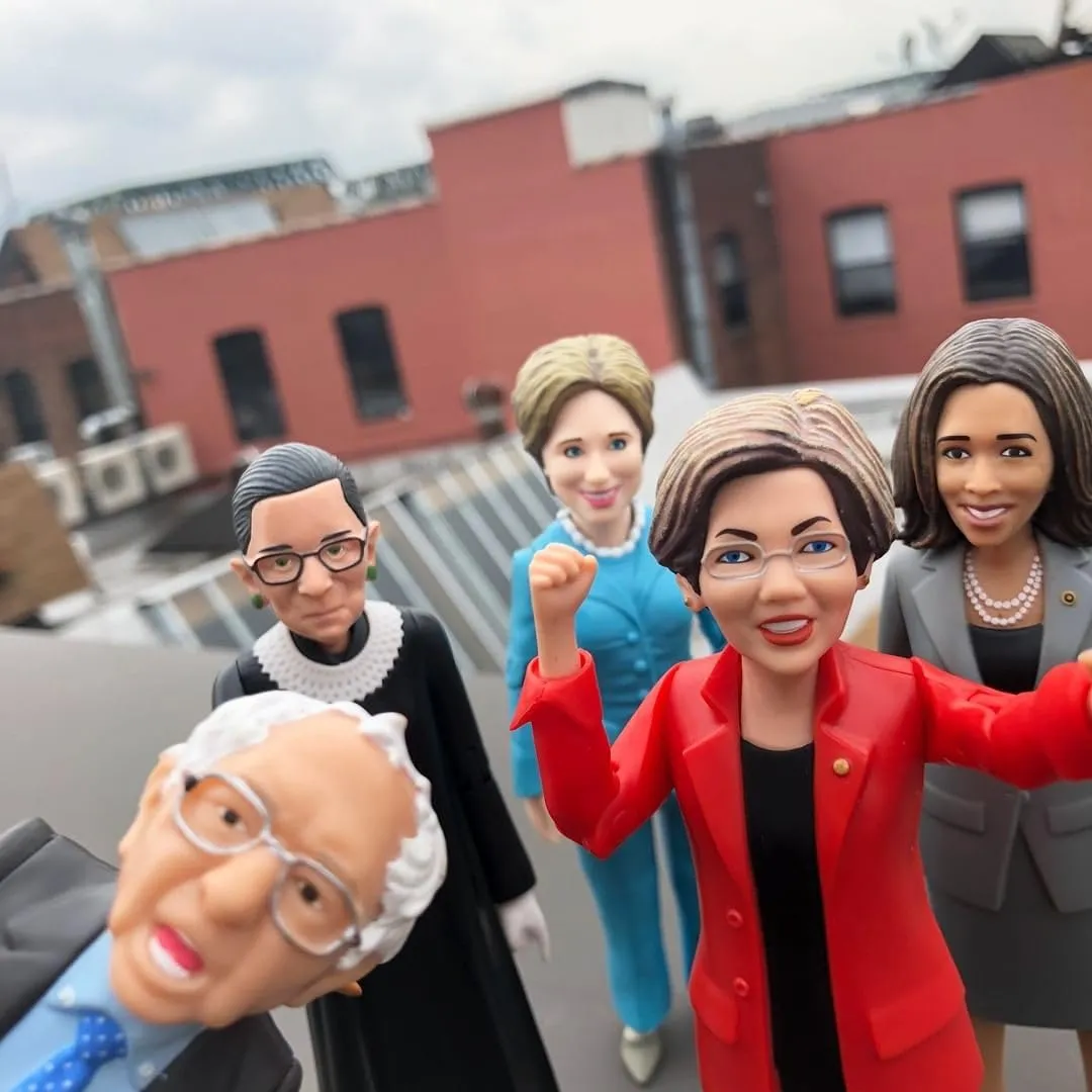 FCTRY Elizabeth Warren Real Life Political Action Figure: Collectible Figurine, Gag Gift, Perfect for Collectors, Gift Ideas & Souvenirs - Funny Idea