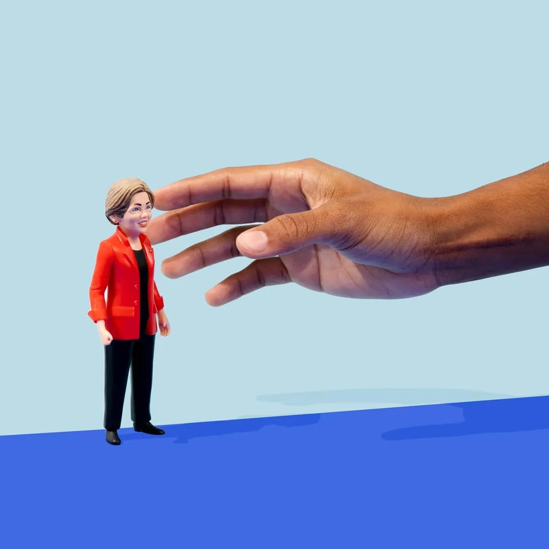 FCTRY Elizabeth Warren Real Life Political Action Figure: Collectible Figurine, Gag Gift, Perfect for Collectors, Gift Ideas & Souvenirs - Funny Idea