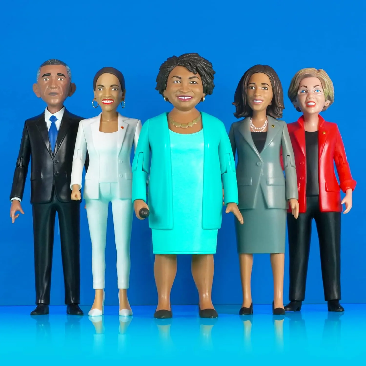 FCTRY Stacey Abrams Real Life Political Action Figure: Collectible Figurine Perfect for Collectors, Gag Gift, Funny Idea & Souvenirs