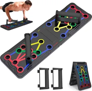 Fitness plate push-up plate bracket fitness equipment folding push-ups