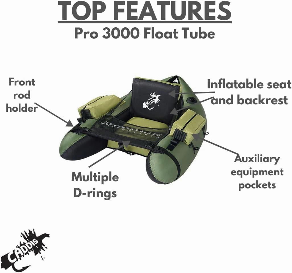 Float Tubes for Fishing and Angling (Made by Caddis Sports)