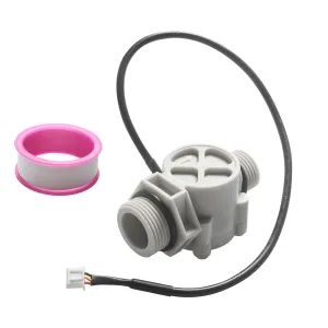 Flow Sensor for EcoSmart 27 Tankless Water Heater, Replacement Part Water Flow Sensor for Eemax, Replacement Part for EcoSmart FSA QC MEDLRG, with Water-Resistant Tape