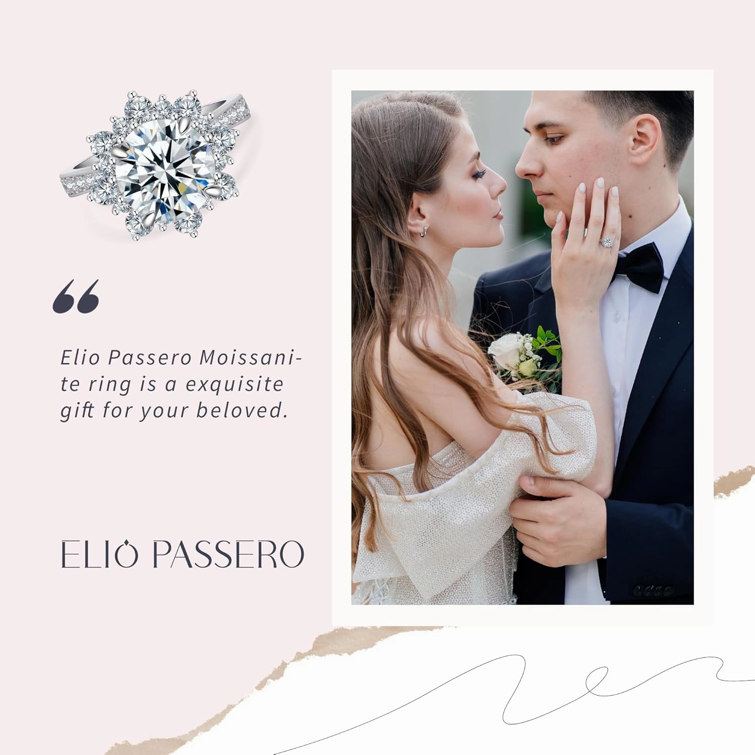 Flower Moissanite Engagement Rings for Women.Women's 925 Sterling Silver Big Flower Shaped Engagement Moissanite Ring,D Color VVS1 Wedding Bands Moissanite Halo Rings 0.5/1.5/2/3CT