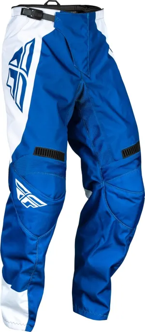 Fly Racing F-16 Men's Pants (True Blue/White, Men's 42" Waist Pant)
