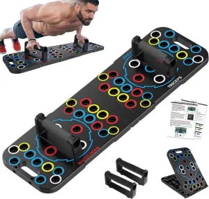 Folding push-up board stand equipment pectoral training exercise multifunctional folding training plate