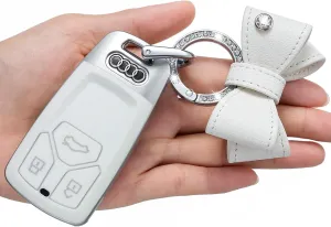 for Audi Key Fob Cover, Special Soft TPU Compatible with Audi A3 A4 A6 Q5 Q7 TT SQ5 R8 S5